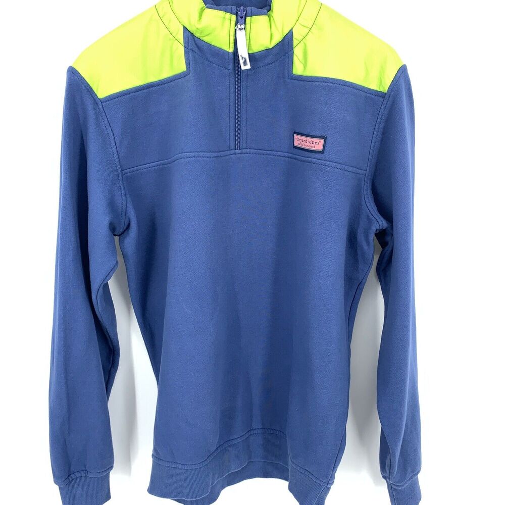 Vineyard Vines Nylon Quilted Shep Shirt Pullover Sweatshirt Mens Size XS Unisex